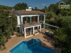 Mallorcan vacation villa with rental license, 329 m², 6 bedrooms, 4 bathrooms, garden, pool, air conditioning, terrace - Außenbereich