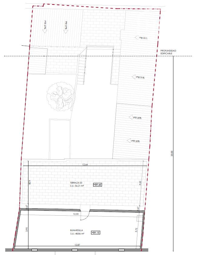 Imposing townhouse for free design, 544m², 3 floors, 13 rooms, garden terraces, cistern - Aktuell 2. OG