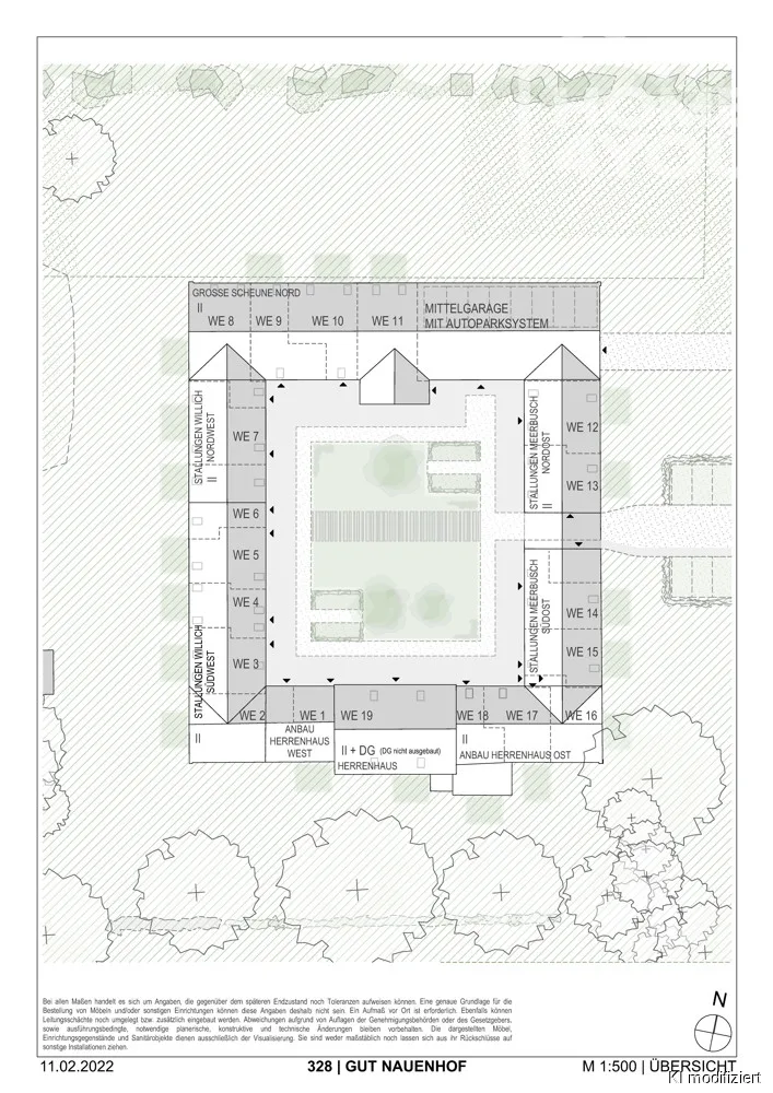 Lageplan Gutshaus