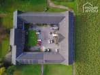 Modernes "Loft-Gutshaus" in saniertem Vierkanthof, 4 Zi., 2 SZ, 140 qm, hoher Steuervorteil, Ende 24 - Luftaufnahme vor Umbau