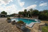 Finca mediterránea con 8.970m² en zona tranquila con pádelplatz, 4 dormitorios, 4 baños, invernadero, piscina, calefacción - Pool