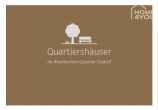 Einzigartige hochwertige Quartiershäuser, EFH im Rheinischen Quartier, 132 qm, 4 SZ, Garten, KfW 70 - Quartierhäuser