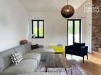 "LOFT1400" Wohnung im luxuriös restaurierten Herrenhaus, 2 SZ, Bad, Garten&Terrasse, Keller, Garage - Wohnzimmer