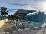 Idyllic country house in Alcudia, quiet location, pool, 3 bedrooms, 3 bathrooms, air conditioning, fireplace, garden, fruit trees - Garten