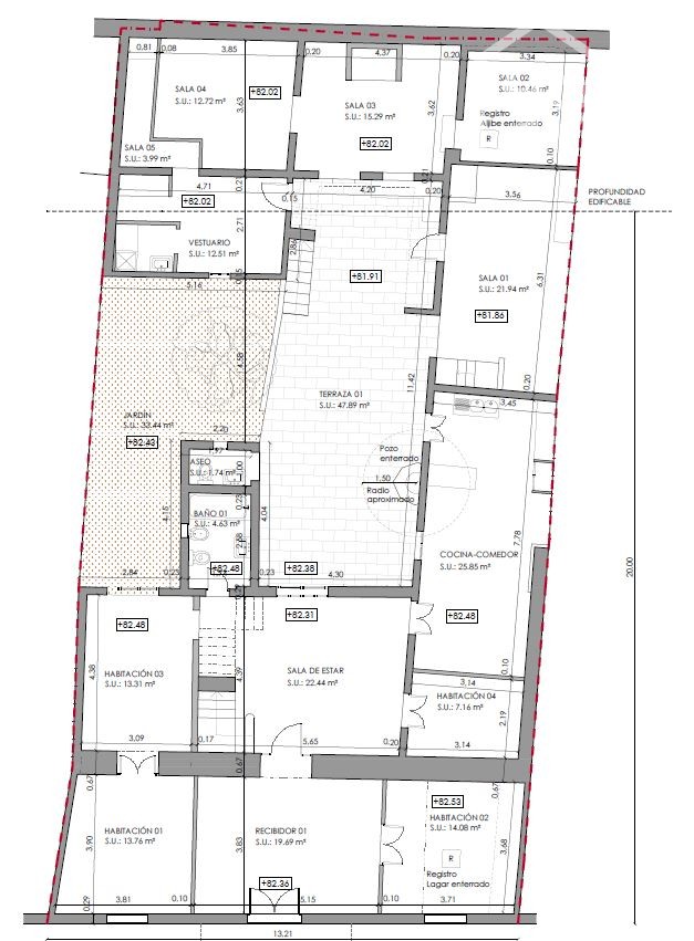Imponente casa adosada de diseño libre, 544m², 3 plantas, 13 habitaciones, terrazas ajardinadas, cisterna - Aktuell EG