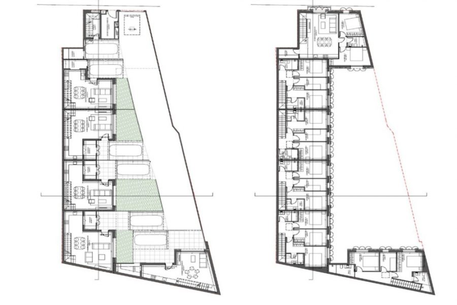 Exclusive semi-detached houses in Sencelles, 120m², 3 bedrooms, 2 bathrooms, terrace & garden, air conditioning, parking lot - Grundriss