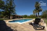 Mediterranean finca with pool & panoramic views in Lloseta, 223m², 3 bedrooms, 3 bathrooms, air conditioning, roof terrace, garage - Außenbereich