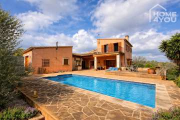 Price sensation: Finca near the village, 327 m², 2 bedrooms, 2 bathrooms, pool, terraces, 07640 Salines (Ses) (Spain), Villa