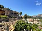 Casa histórica de piedra con azotea en Bunyola, 125m², 3 dormitorios, 2 baños, suite de invitados, jardín, chimenea - Dachterrasse