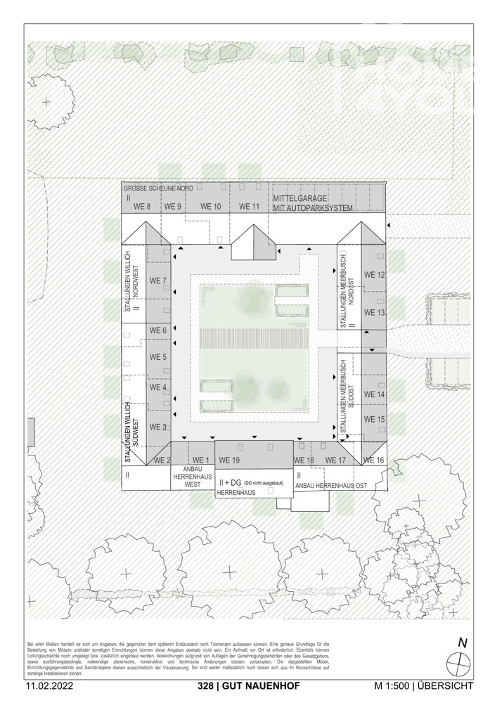 Lageplan Gutshaus