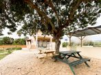 Oasis de vacances : villa avec licence de 8 lits, piscine, jardin, fontaine, arbres fruitiers & plus - Idylle parfaite ! - Sitzbereich Garten