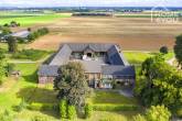 Modernes "Loft-Gutshaus" Erstbezug sanierter Gutshof, 4 Zi., 2 SZ, Terrasse, Garten, 140 qm, Südlage - Luftbild vor Umbau