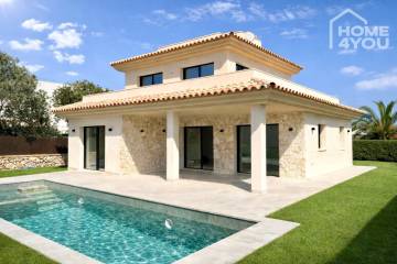 Exklusive Neubauvilla in Cala Llombards mit 3 SZ, 3 Bädern, Pool, Meerblick, Klima & Fußbodenheizung, 07690 Cala Llombards (Spanien), Villa