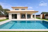 Exclusiva villa de nueva construcción en Cala Llombards con 3 dormitorios, 3 baños, piscina, vistas al mar, aire acondicionado y calefacción por suelo radiante. - Außenansicht