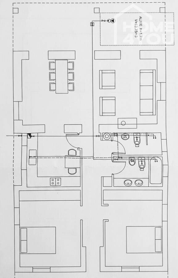 Mediterranean finca with ETV license for 4 pers., pool, 15.384 m² plot in quiet natural location, climate - Grundriss
