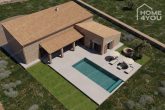 Exclusive 16000sqm plot with building project for dream finca, 435sqm, 3 bedrooms, 3 bathrooms, terrace with pool - Garten