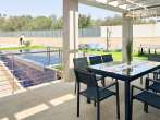Moderno adosado con licencia ETV para 8 personas, 580m², 4 dormitorios, 4 baños, piscina, jardín y garaje XL, aire acondicionado - Terasse