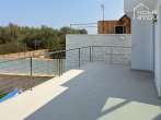 Moderno adosado con licencia ETV para 8 personas, 580m², 4 dormitorios, 4 baños, piscina, jardín y garaje XL, aire acondicionado - Balkon Ansicht 2