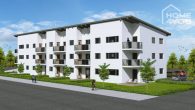 TOP 3 Zimmer-EG-Wohnung, Neubau Effizienzhaus, Terrasse / Garten, KfW-Förderung, Sonderabschreibung - Ansicht Süd