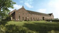 Modern "loft manor house" in renovated square farm, 4 rooms, 2 bedrooms, 140 sqm, high tax advantage, end 24 - Illustration neue Seitenansicht