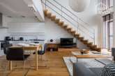 Modern "loft manor house" in renovated square courtyard, 4 rooms, 2 bedrooms, 140 sqm - Illustration Innenansicht