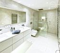 Luxus-Apartment in 1. Linie, direkter Meereszugang, 5SZ, 248qm, Klima, Fußbodenheizung, Garten, Pool - Badezimmer 3