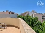 Exclusive penthouse with 100m² roof terrace, 100m² living space, 3 bedrooms, 2 bathrooms, direct elevator, air conditioning - Dachterrasse Meerblick