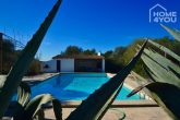 Einzigartige Kunst-Finca im Ibiza-Style, 320 qm, 4 SZ, Pool, Kamin, absolute Ruhe, unweit vom Strand - Pool Details