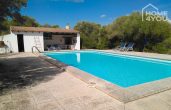 Einzigartige Kunst-Finca im Ibiza-Style, 320 qm, 4 SZ, Pool, Kamin, absolute Ruhe, unweit vom Strand - Pool