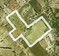 Sunny building plot, 36550m² for 300m² dream finca, central location, well, own trotting track - Grundstück Vogelperspektive