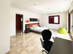 Modern townhouse with ETV license for 8 pers., 580m², 4 bedrooms, 4 bathrooms, pool, garden - Schlafzimmer 3