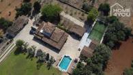 Mediterranean finca with 8.970m² in quiet location with pádelplatz, 4 bedrooms, 4 bathrooms, winter garden, pool, heating - Drohnenaufnahme