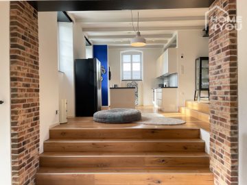 “LOFT1400” apartment in luxuriously restored mansion, 2 bedrooms, bathroom, garden&terrace, cellar, garage., 50374 Erftstadt-Dirmerzheim, Ground floor apartment