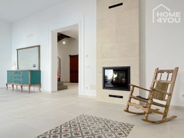Design townhouse near Santanyi, 3 bedrooms, 2 bathrooms, 200 sqm, pool, air conditioning, underfloor heating, fireplace, garden, 07200 Felanitx (Spain), Townhouse