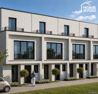 Attraktives Reihenhaus im Eschenpark mit 5 Zi., 128 qm, Keller, TG, Terrasse, Garten, 40789 Monheim am Rhein / Baumberg, Reihenhaus