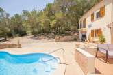 Finca de 176 m² con licencia de vacaciones, vistas al mar, piscina y estilo mediterráneo - zona tranquila cerca de Cala Murada - Blick auf dem Pool und das Luxus Immobilien