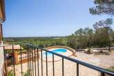 Finca de 176 m² con licencia de vacaciones, vistas al mar, piscina y estilo mediterráneo - zona tranquila cerca de Cala Murada - Meerblick von die Schlafzimmer in Felanitx