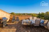 Idyllische Finca bei Felanitx: 4.000 qm, 2 SZ, 1 Bad, Küche, Kamin, Terrasse, Solar, Zisterne, ruhig - Terrasse