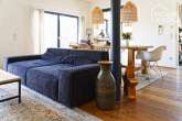 LOFT im luxuriös sanierten Gutshof, 140 qm, 2 SZ, 2 Bäder, WC, EBK, Garten&Terrassen, 2 TG-Plätze - Wohnen