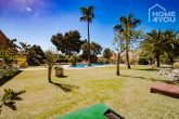 Traumfinca "Villa Can Perla", 220 qm, 5 SZ, 3 Bäder, Pool, ETV, Sauna, Jacuzzi, Golfübungsplätze - Garten