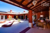 Traumfinca "Villa Can Perla", 220 qm, 5 SZ, 3 Bäder, Pool, ETV, Sauna, Jacuzzi, Golfübungsplätze - Terrasse