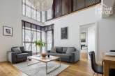 Unikat: Modernes Gutshaus-Loft in saniertem Vierkanthof, 4 Zi., 3 SZ, 85 qm, hoher Steuervorteil - Wohnzimmer 2