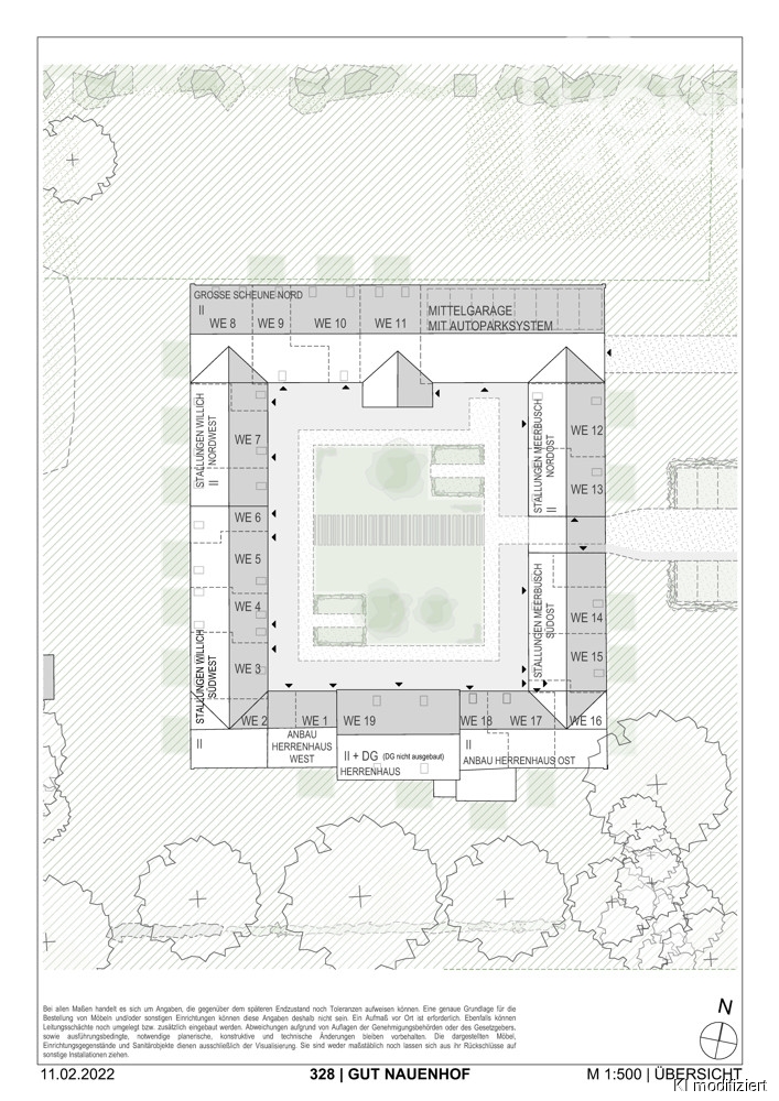 Lageplan Gutshaus
