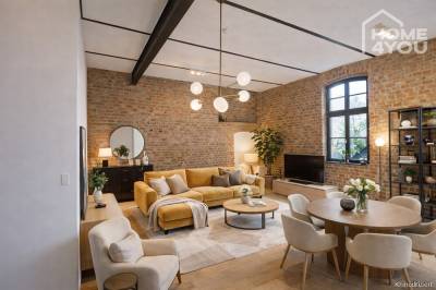 Luxurious manor house LOFT, 128 sqm, 2 bedrooms, en-suite shower & bath, WC, fitted kitchen, underground parking space, 50997 Köln, Loft/Studio/Atelier for sale