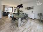 Modern townhouse with ETV license for 8 pers., 580m², 4 bedrooms, 4 bathrooms, pool, garden & XL garage, air conditioning - Wohnzimmer