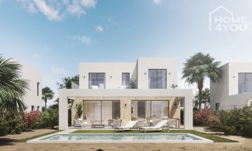 fantastic new built villa in Sa Rapita, 204m², 3 bedrooms, 3 bathrooms, 455m² plot, terrace, pool, air conditioning, 07639 Campos / sa Ràpita (Spain), Villa