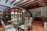 Villa mallorquina con piscina de agua salada y vistas a la Tramuntana, 4 dormitorios, 3 baños, solar, calefacción - Essbereich